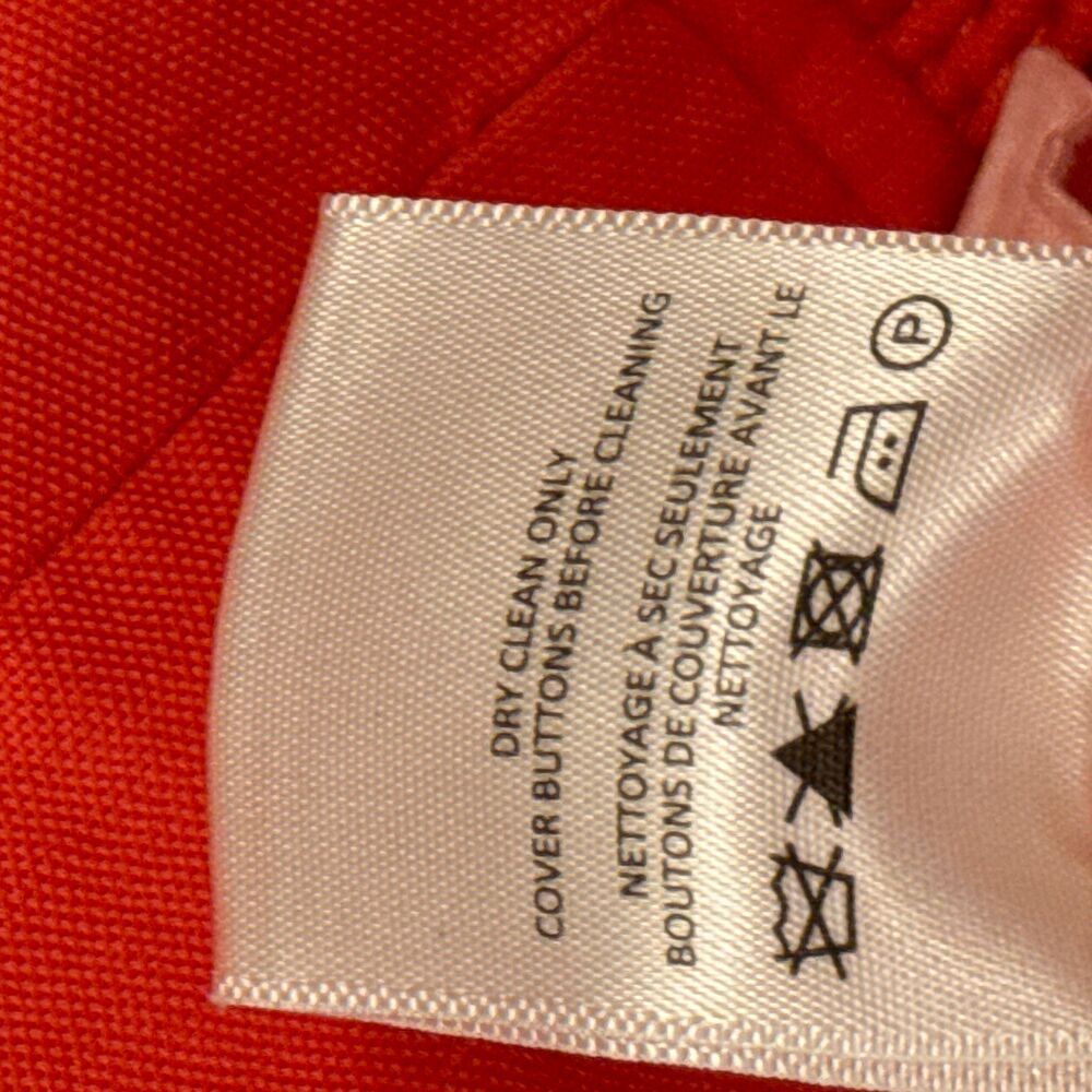 Veronica Beard Orange Single Button Notched Lapel… - image 4